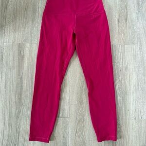 Lululemon Athletica Fuchsia Leggings